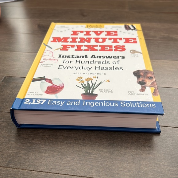 READER’S DIGEST Five Minute Fixes Book, Instant Answers Hundreds Everday Hassles - Picture 9 of 9